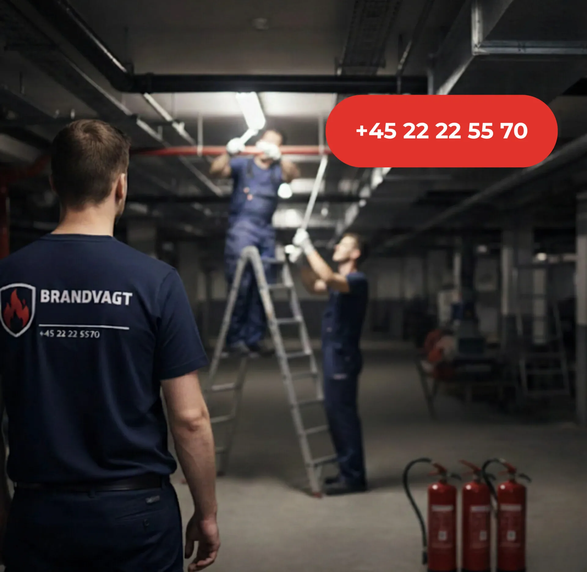 Brandvagt Udskiftning af sprinklere